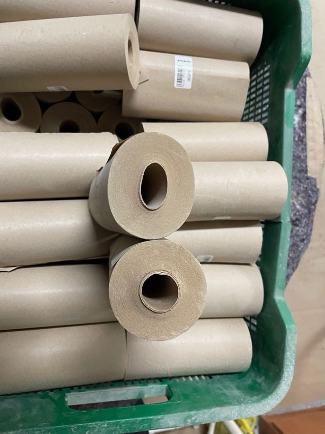 40 rollos de papel de 15 cm 