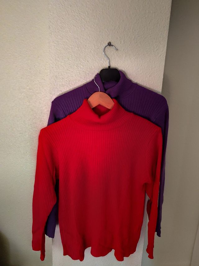 Jerséis de cuello alto mujer