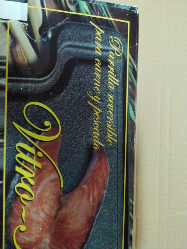 Parrilla reversible vitro-induccion