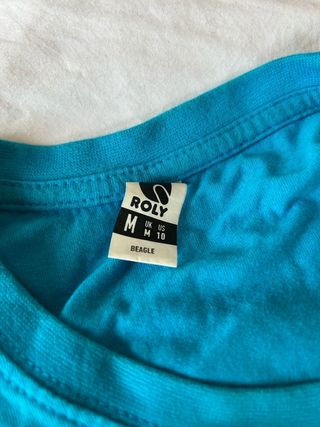 8 camisetas manga corta Roly talla M