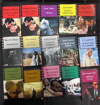 Colección libros películas