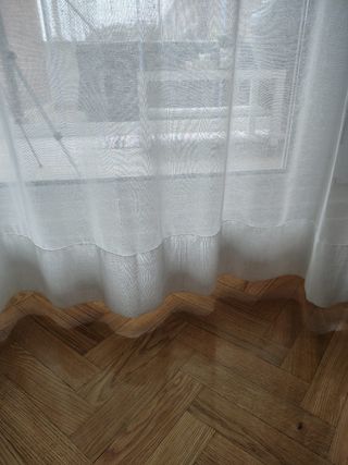 Juego de Cortinas Visillos y Barra para colgar