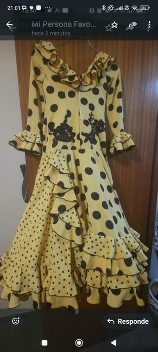 Traje de flamenca de niña