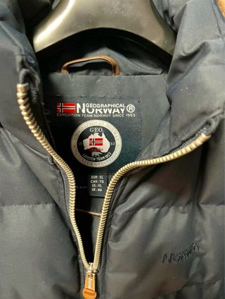 Anorak Geographical Norway azul oscuro XXL