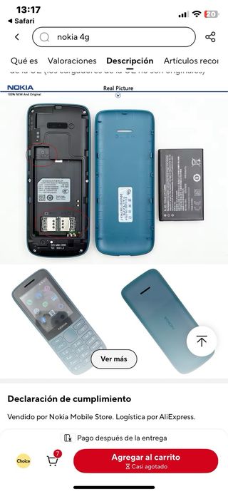 Telefono Nokia 215 4G gratuito