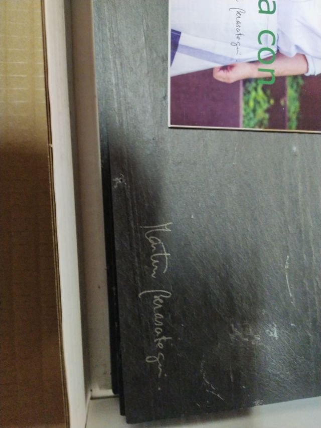 Set de 5 platos de pizarra