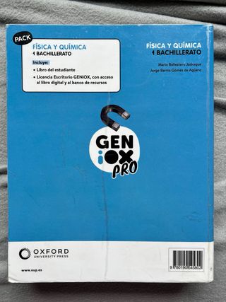 Libro de texto Física y Química 1ro de Bachille