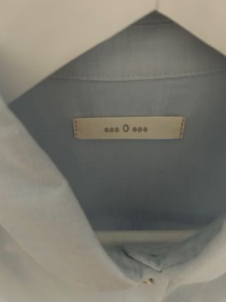Camisa basica mujer azul eseoese