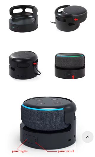 Base batería echo dot 3era generación 