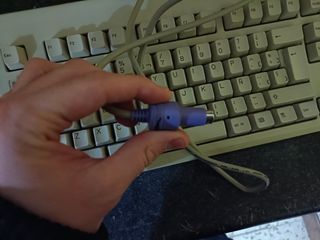 Teclado y ratón Vintage