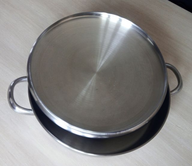 Paellera Lacor acero inoxidable 18/10