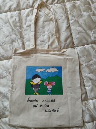 Borsa ecologica Lucio e Topo Gigio 