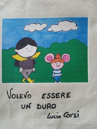 Borsa ecologica Lucio e Topo Gigio 