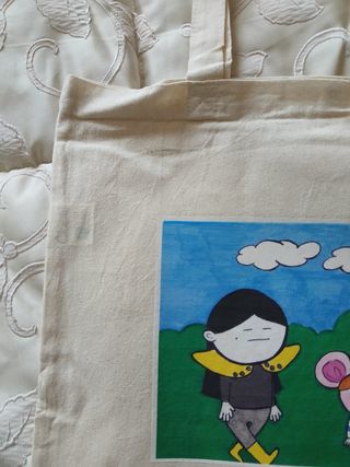Borsa ecologica Lucio e Topo Gigio 
