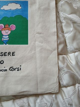 Borsa ecologica Lucio e Topo Gigio 