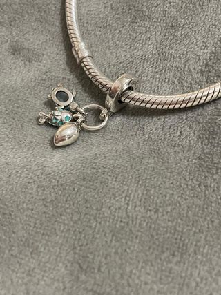 Charm triple tortuga, concha y pez
