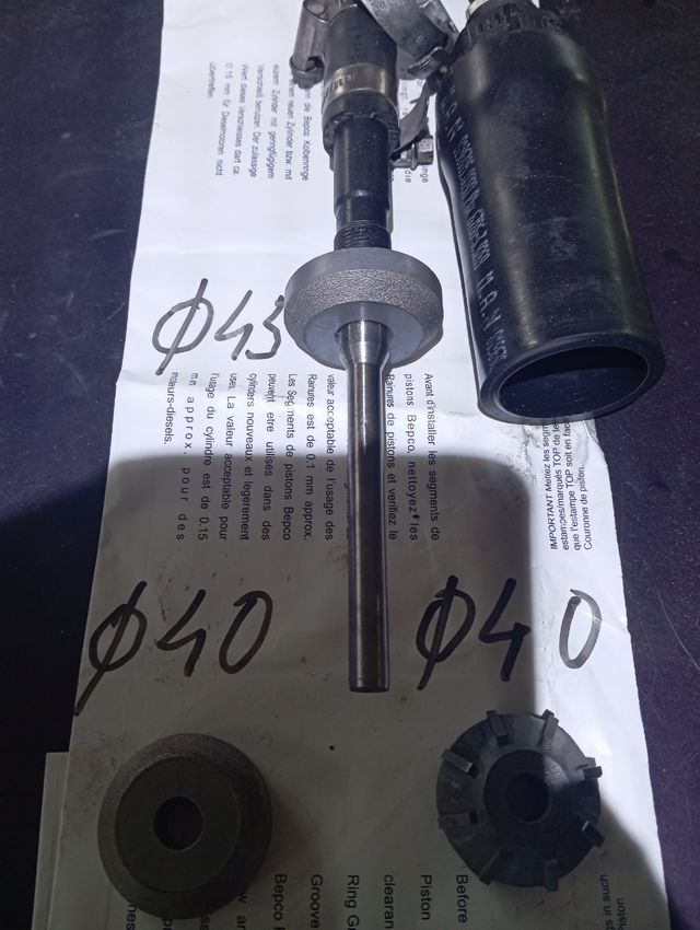 Fresas para rectificar acientos válvulas