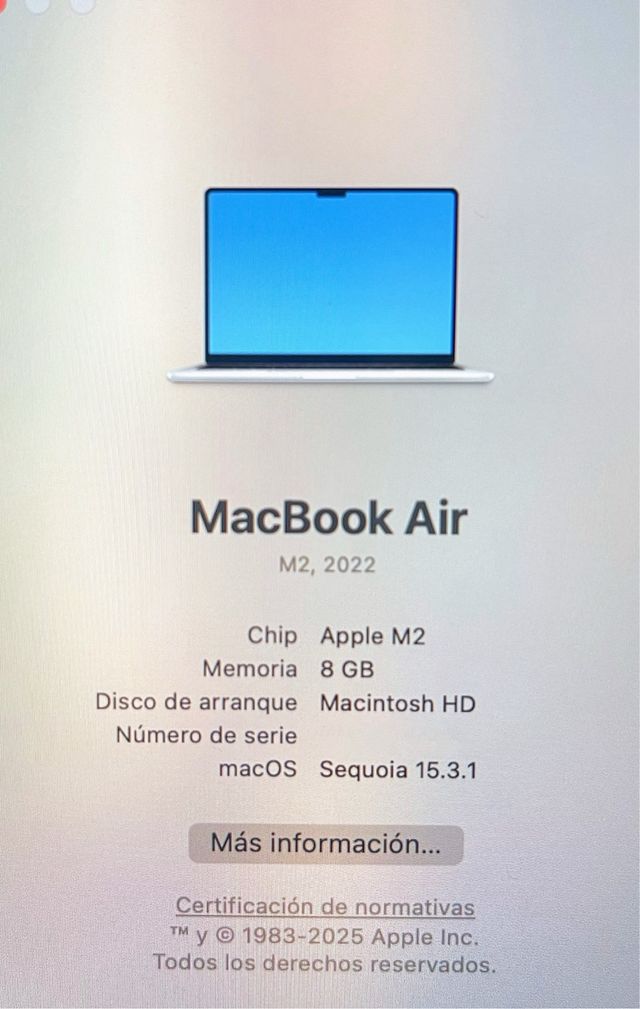 Macbook Air M2 2022