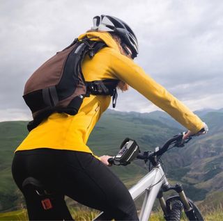 Bolsa bici soporte teléfono móvil impermeable 