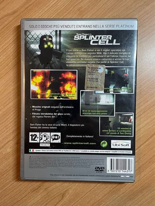 Splinter Cell gioco PS2