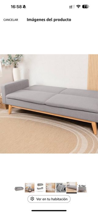Sofa Cama Gris
