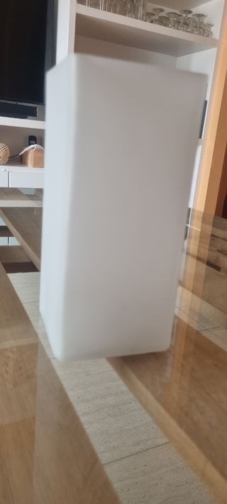Pantalla vidrio lámpara de mesa