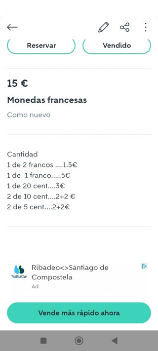 Monedas francesas 