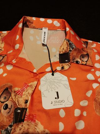 Camicia donna maniche corte taglia unica