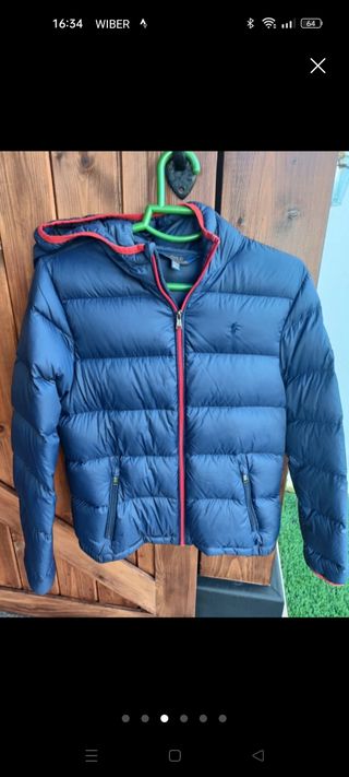 Chaqueta plumas hombre 