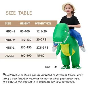 Costumi gonfiabili da dinosauro