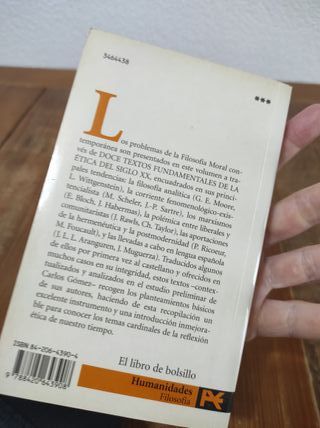 Doce textos fundamentales de la ética del sigloXX