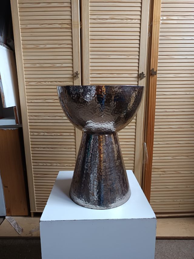 Taburete latón zara home