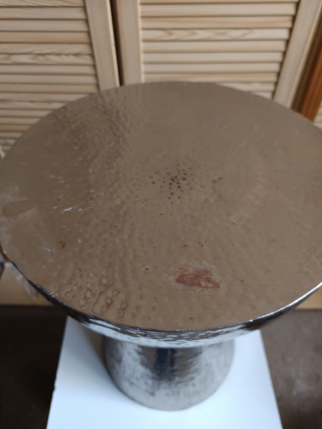 Taburete latón zara home