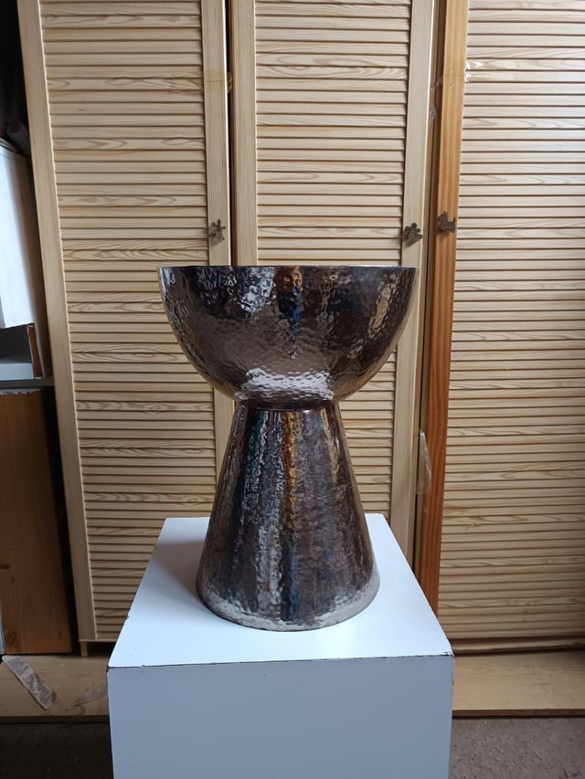 Taburete latón zara home