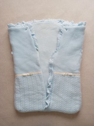 Saco de lana azul