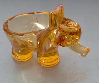 Vintage figurina ELEFANTE in vetro