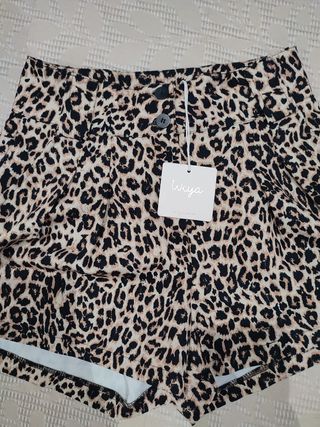 Nuevo falda pantalón leopardo talla S-M sexy