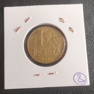 1 Peseta 1937 - II República Española 