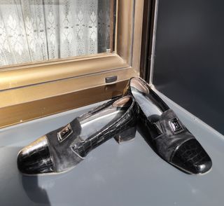 Zapatos confort de vestir negro Piedeli