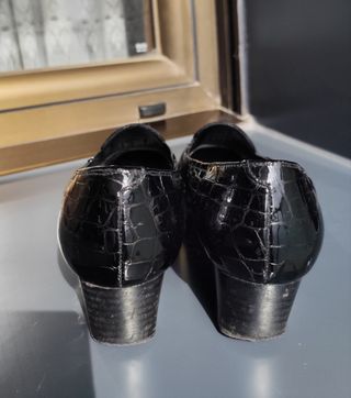 Zapatos confort de vestir negro Piedeli