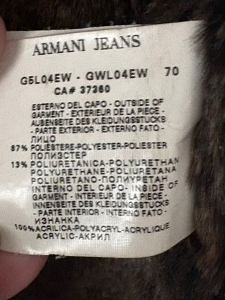 Abrigo Armani Jeans