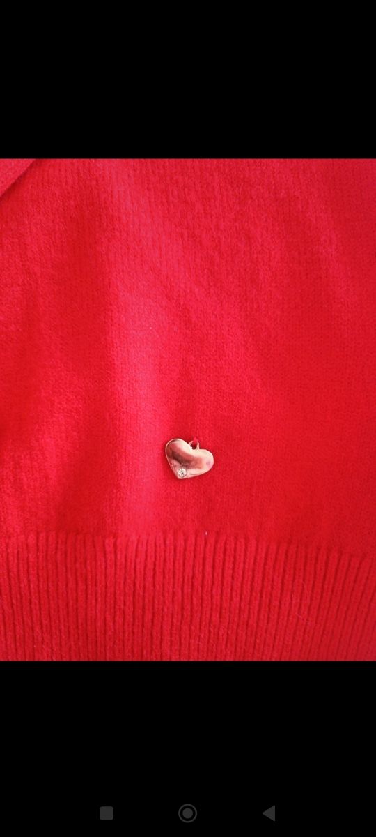 Maglioncino dolcevita rosso