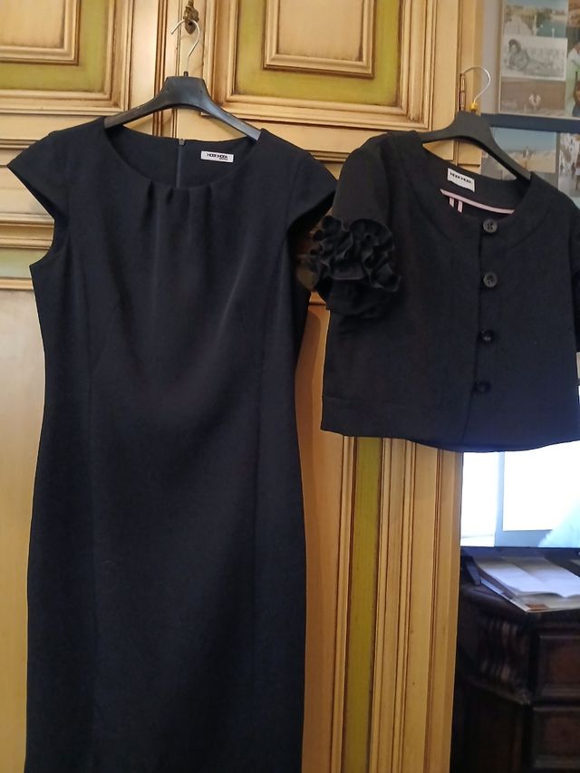 Vestito nero mis 46...altissima qualita .