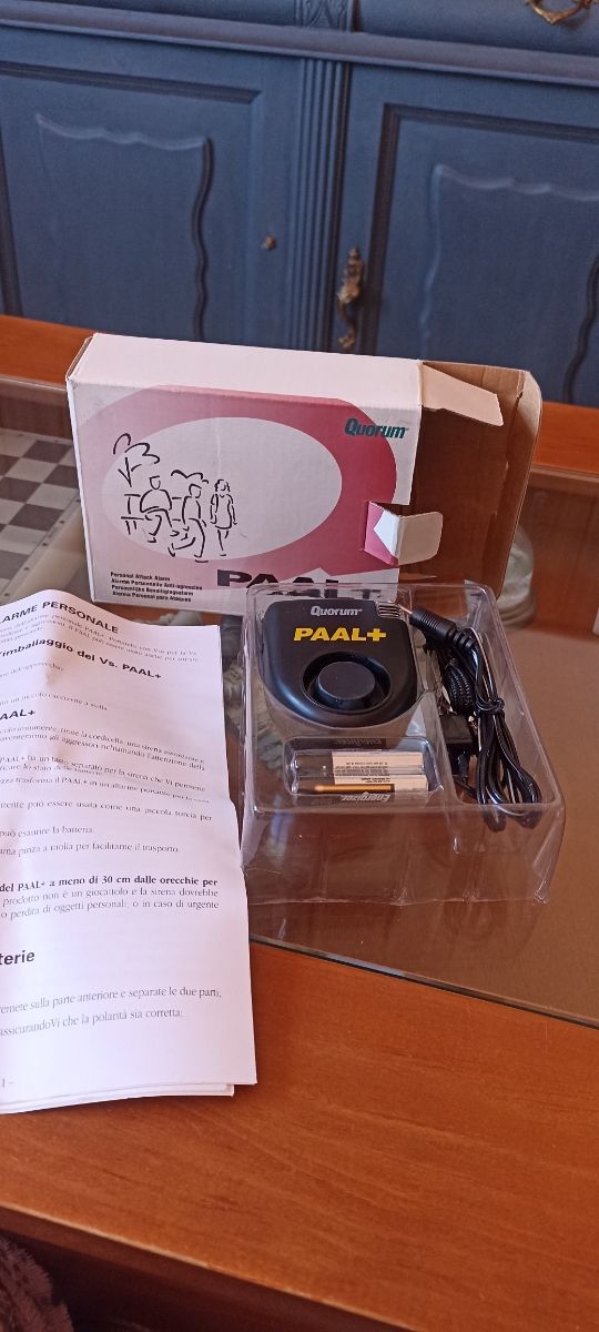 Alarma personal antiagresion. QUÓRUM