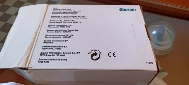 Alarma personal antiagresion. QUÓRUM