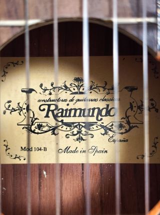 Guitarra española Raimundo