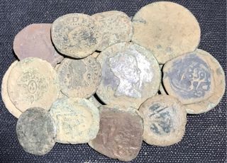 Lote 25 Monedas Para Limpiar