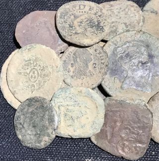 Lote 25 Monedas Para Limpiar