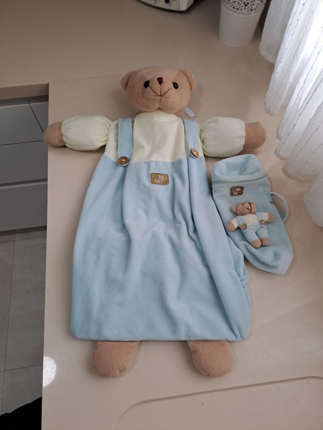 Guardapañales y cubre biberón bebe