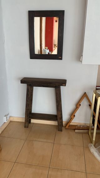 Mueble recibidor  y espejo